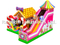 RB04053(9x8x6.5m) Inflatable Candy series theme funcity with slides