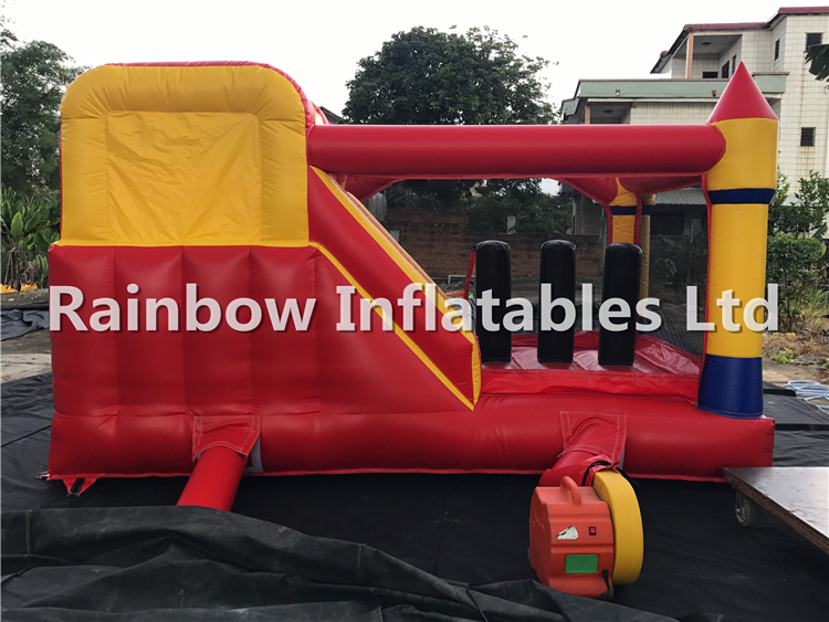 RB3014(3.5x4x2.5m) Inflatables Red and Yellow Combo Castle With Slide 
