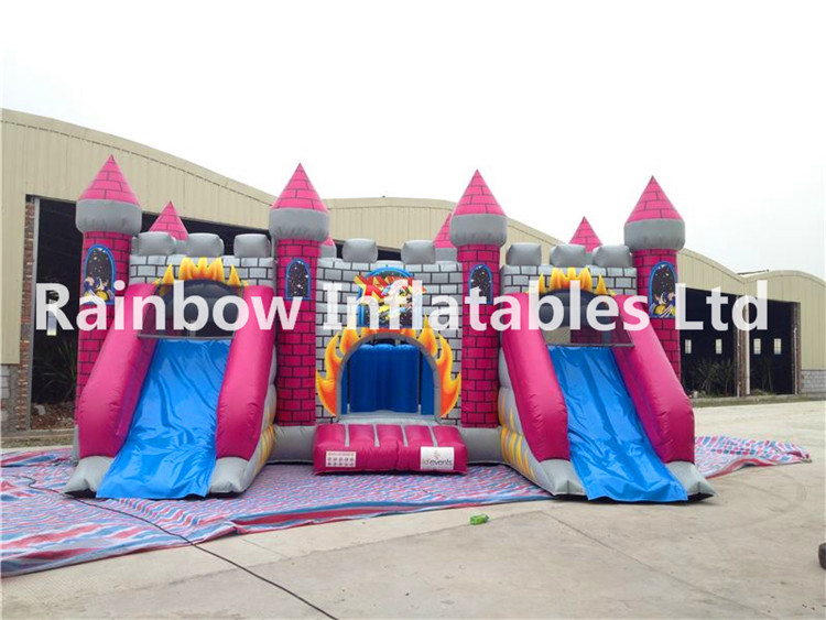 RB4028（6x8x4m）Inflatables Double Slides Funcity
