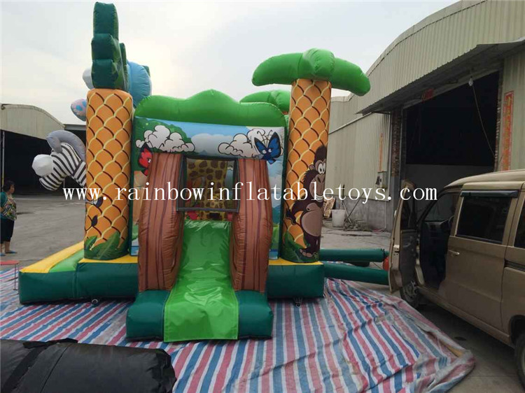 RB3051（4x4x4.5m） Inflatable ZOO bouncer