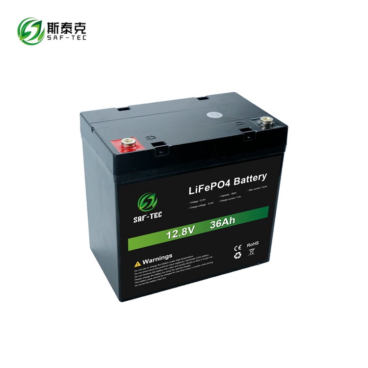 STC12-36M 12.8V 36AH High Temperature Resistant Deep Cycle Solar Battery LiFePO4 Battery