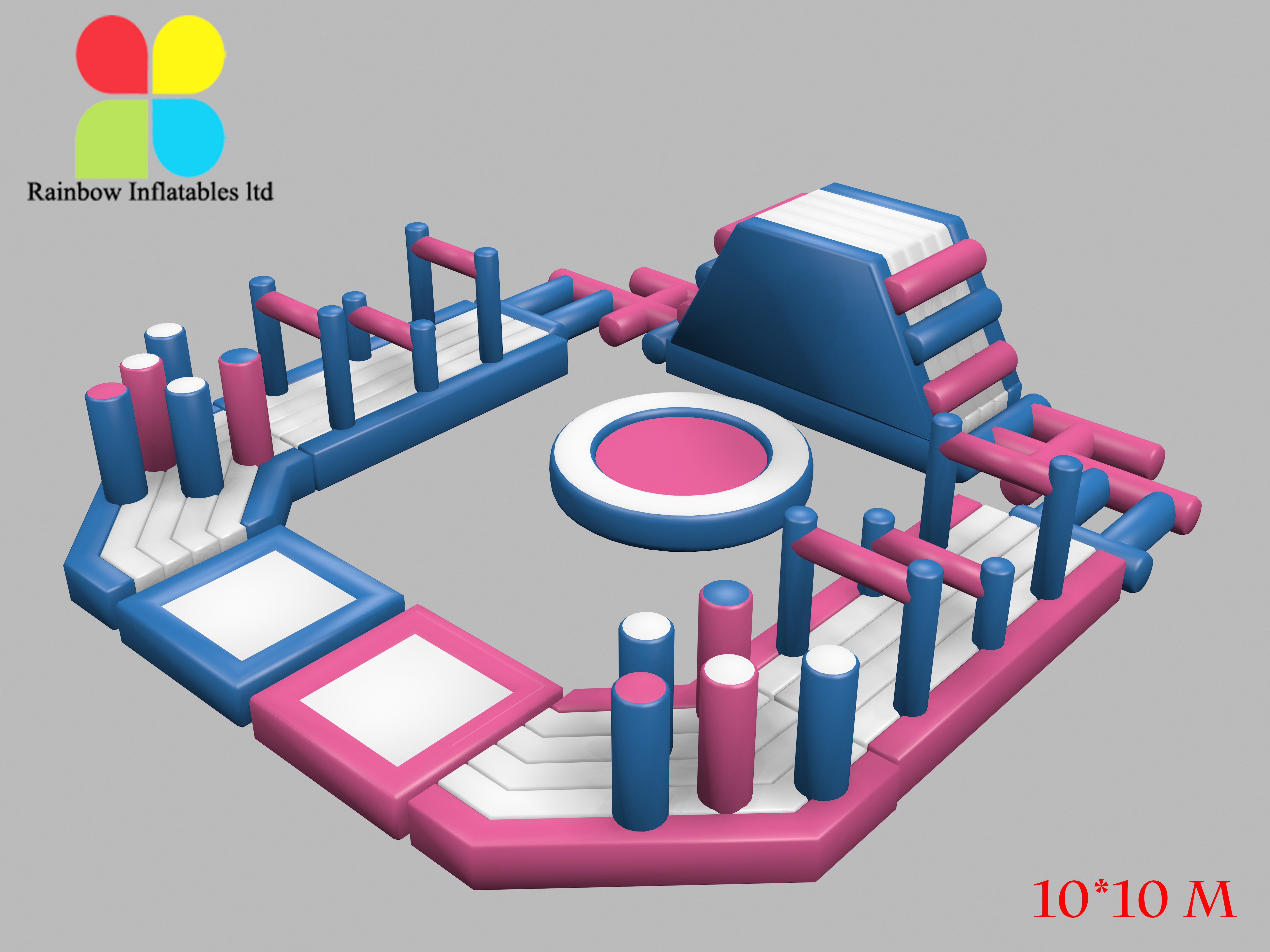 Nice exciting SGS pvc material inflatable floating water park for sale RB34003 10X10