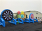 RB9126(dia 3.5m) Inflatable Various features football darts 3 in 1 hot sale 