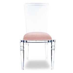Luxury Living Room Acrylic Chair Soft Lucite Chair Bar Stool With