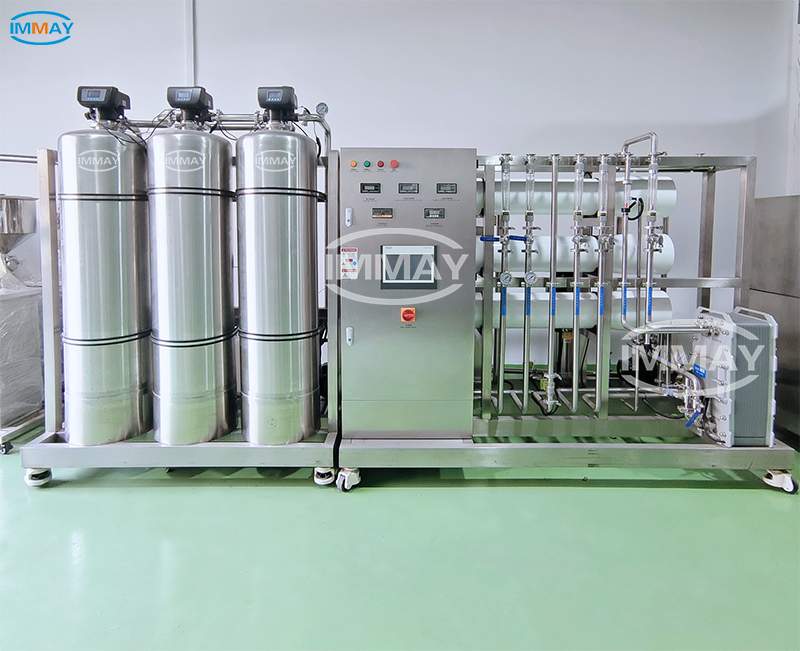 Industrial 2 stage RO water treatment machine with EDI ماكينة معالجة المياه RO الصناعية بمرحلتين مع EDI