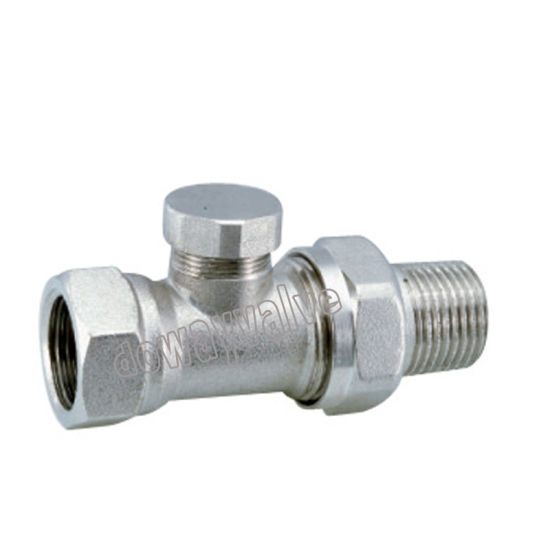 Válvula de radiador de latón manual Dw15