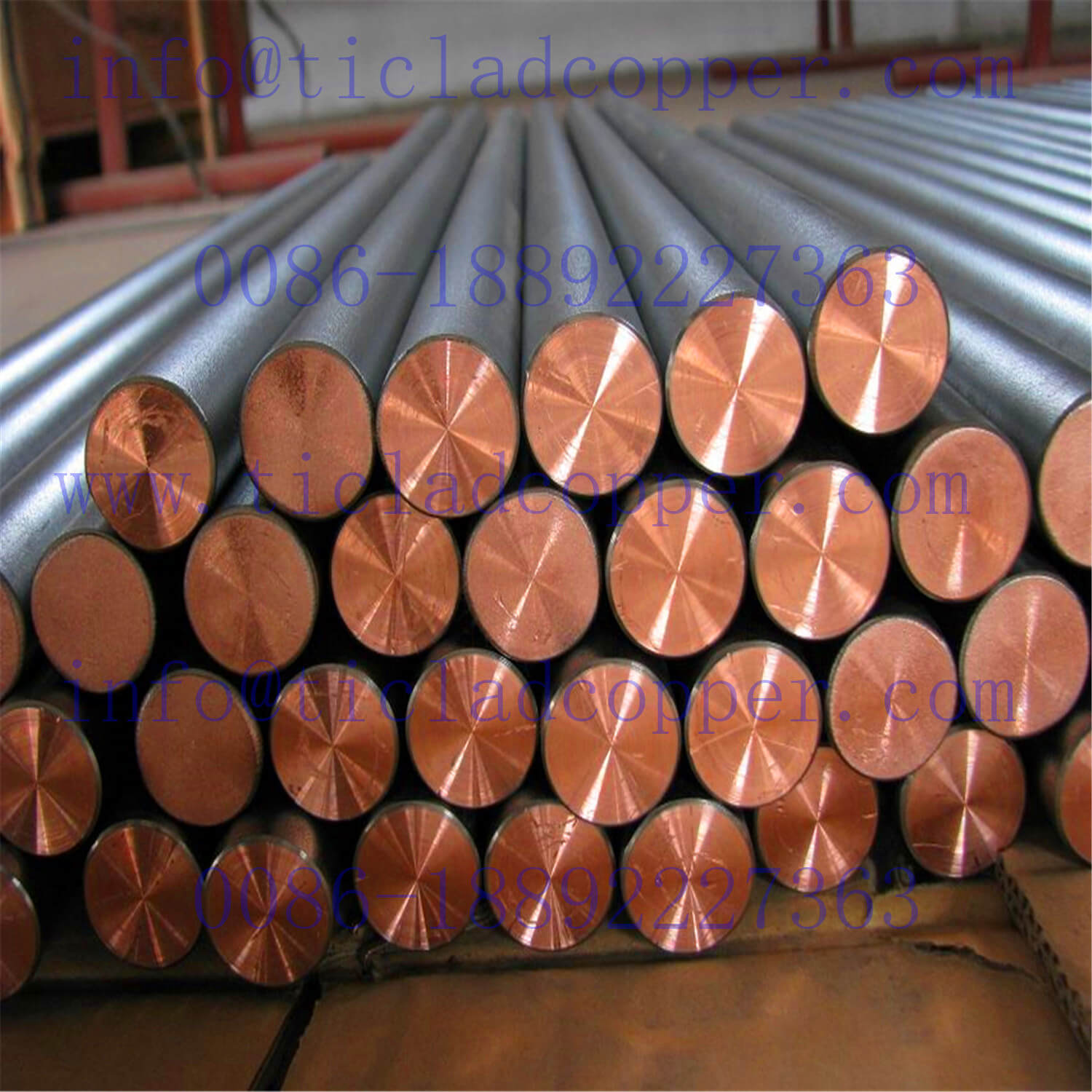 titanium clad copper bar, titanium clad copper rod, clad metal