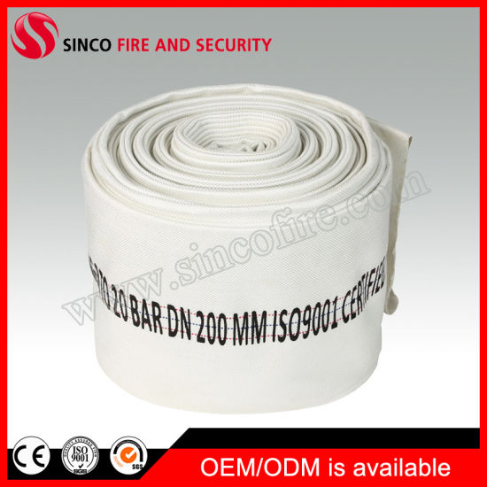 8 Inch PVC/Rubber Lining Fire Hose