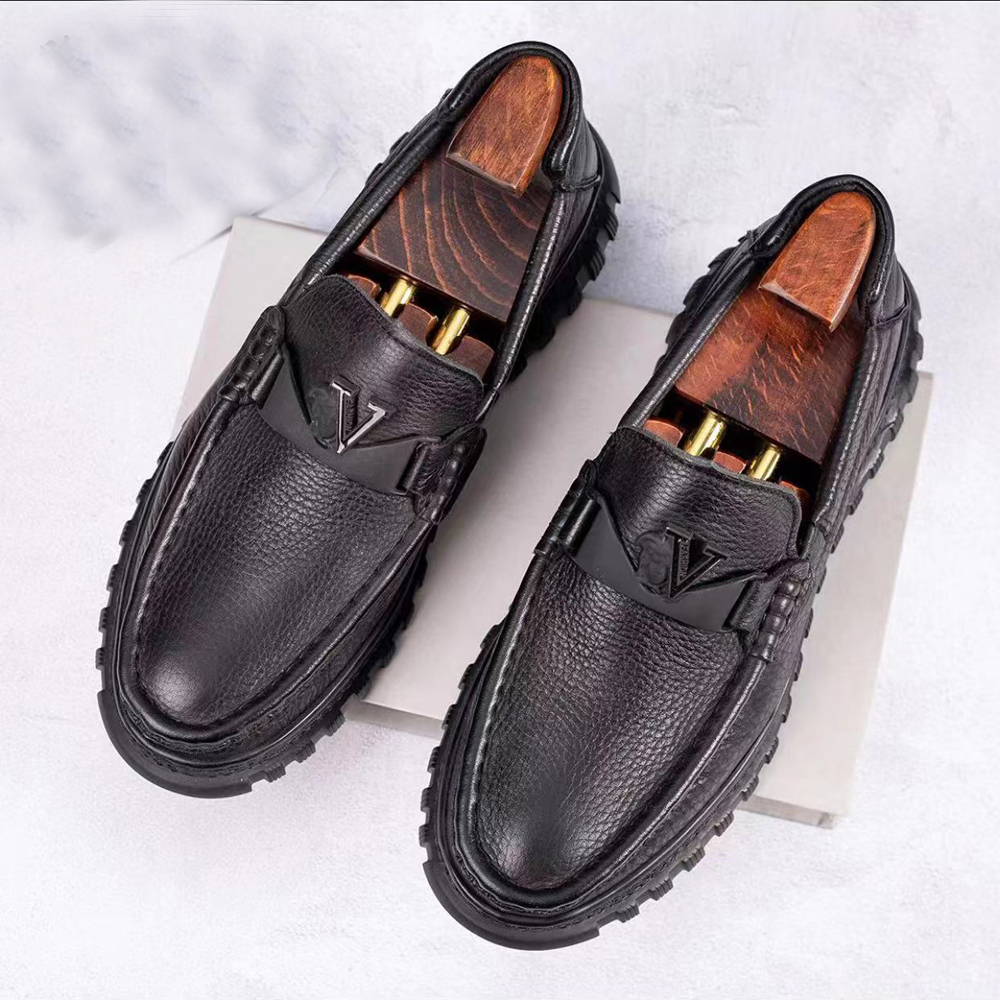 formal shoes men office genuine leather black dress shoes camp oxford Zapatos de hombre de negocios