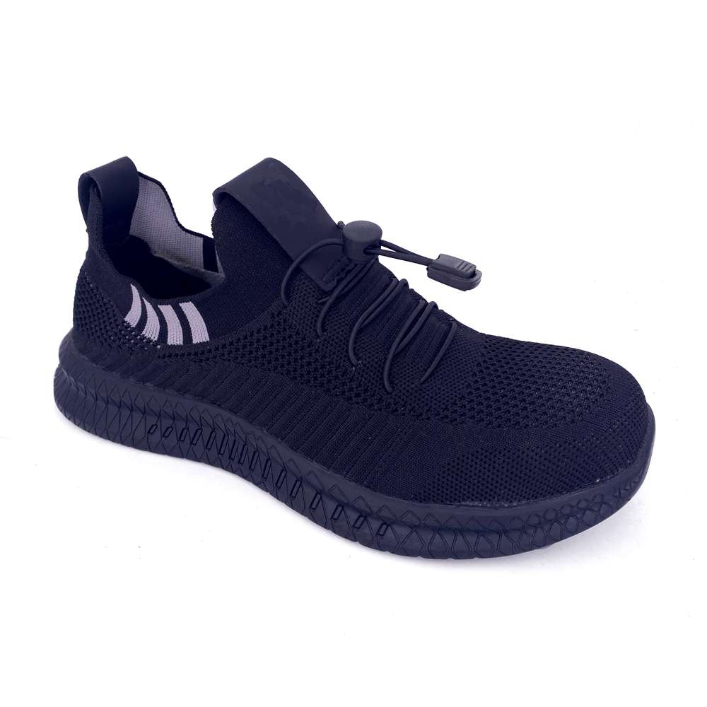 low cut comfortable breathable TPR fly kint upper manufacturer casual work men trainer safety shoes trabajo zapato