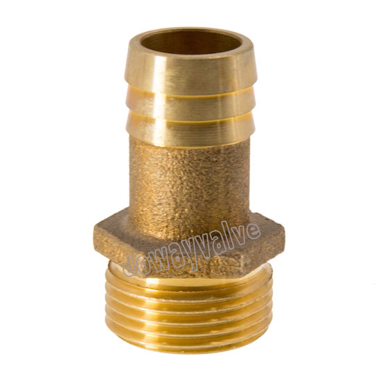 Raccord de tuyau en bronze ISO9001 mamelon réduit
