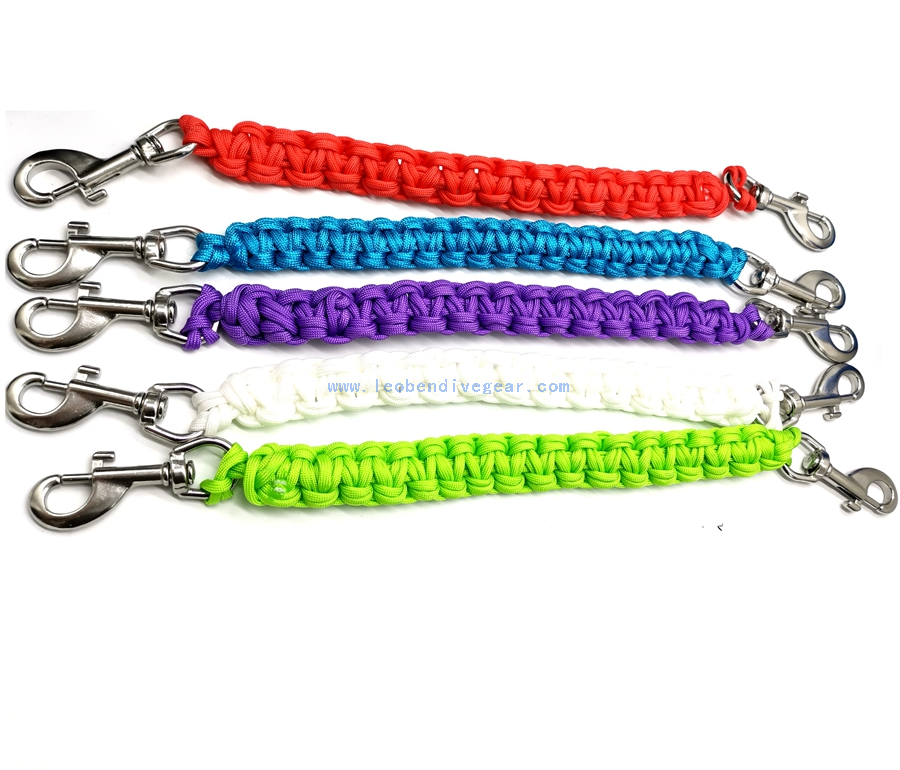 Leoben 42cm / 17 Inch Underwater Camera Housing Lanyard With 316 SS double ended clip