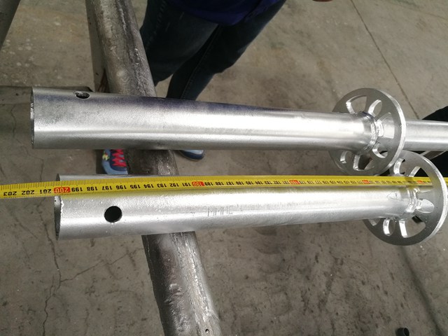 Andamio galvanizado en caliente HDG 2M Ringlock andamios vertical estándar
