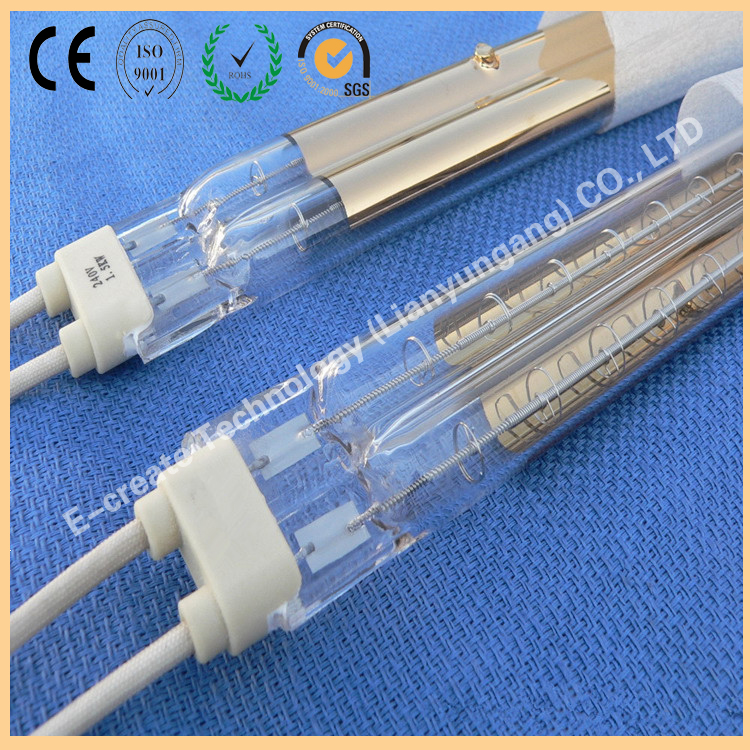 Gold-plated infrared heating tube, short-wave infrared heating tube, medium-wave infrared heating tube