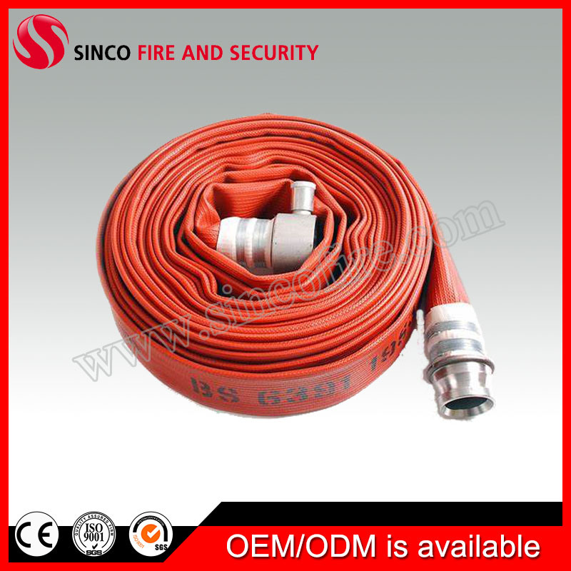Synthetic Rubber Fire Hose Type Available in Sizes 1.5 "X30mtr