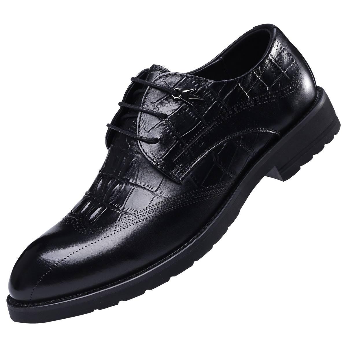 wholesale OEM ODM stock shoes business dress mens shoes classic British lace up factory direct sale dress shoes