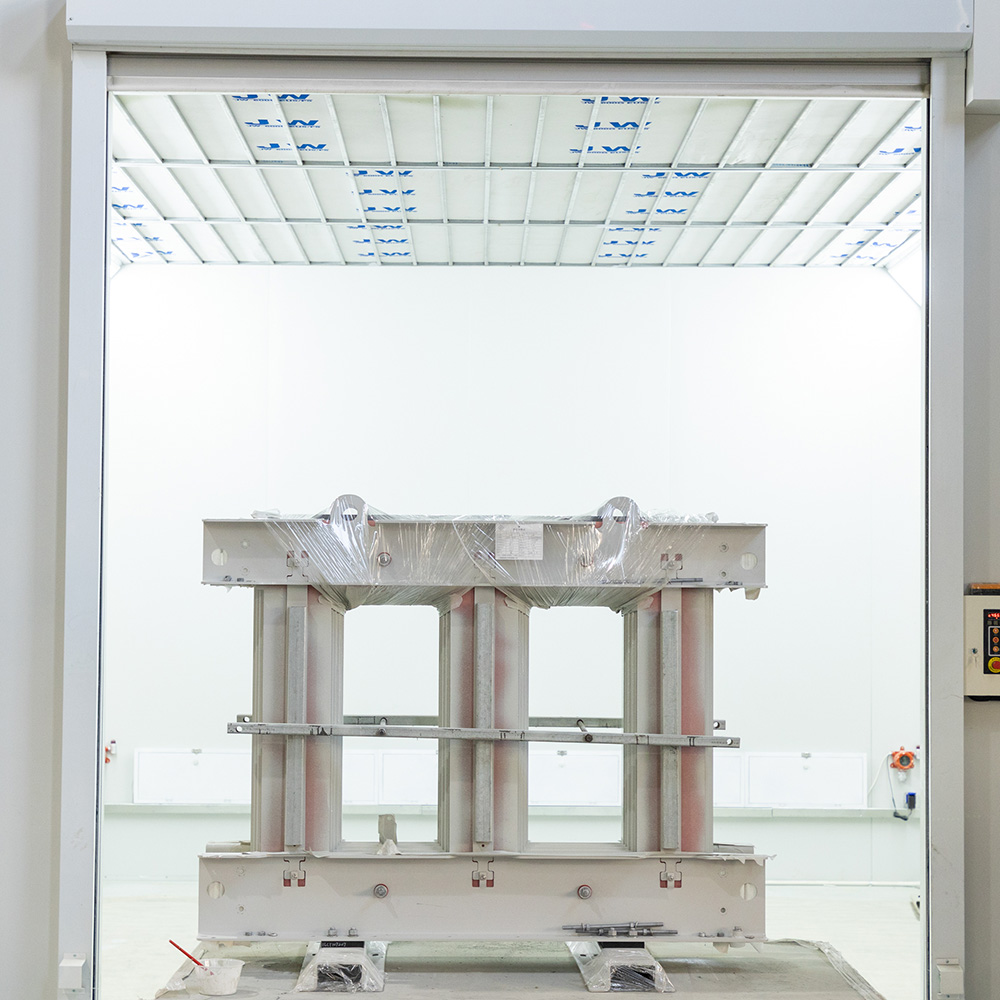 N&uacute;cleo do transformador tipo seco