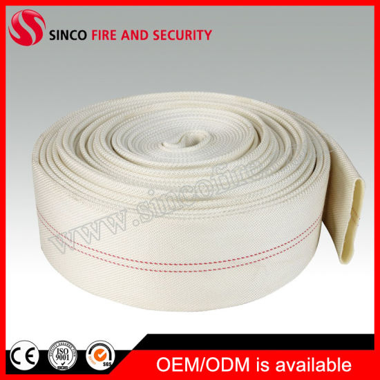 PVC/PU Fire Reel Pipe Woven Polyester Fiber Fire Hose