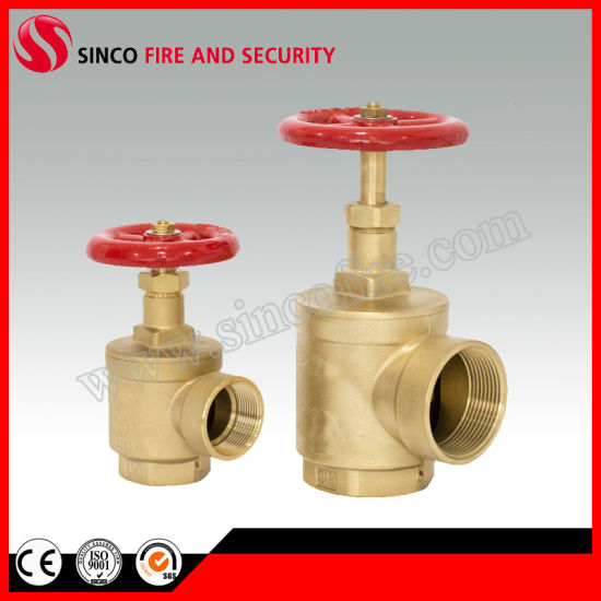 F2.5" NPT Inlet and Outlet Fire Hose Angle Valve