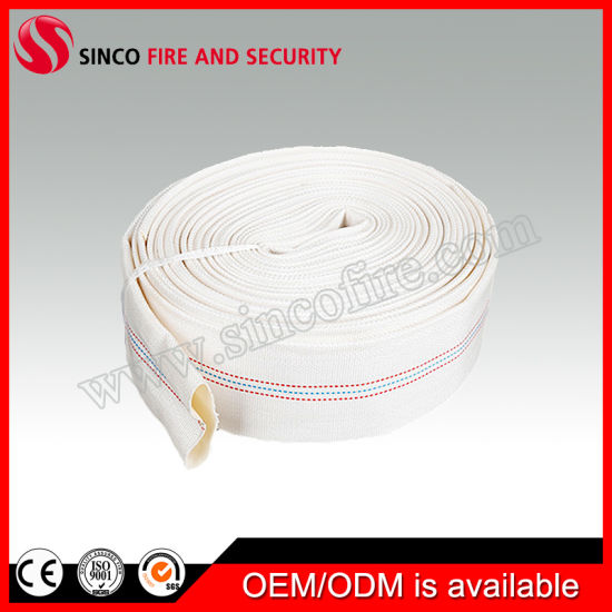 Tenacity Synthetic Polyester Yarn White Fire Fighting Water Hose