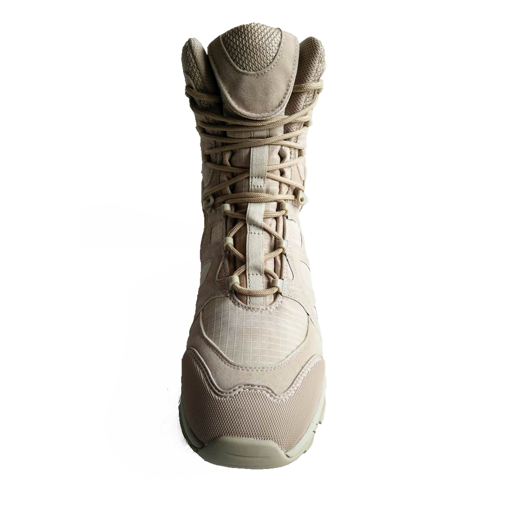 breathable genuine leather strong tear strength upper beige color desert boots with hot resist sole safty desert boots