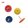 All-season performance plastic cap nails for fastening wall