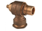 Válvula de casquillo de compresión macho de bronce bronce