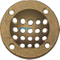 Rejilla de filtro de admisión redonda Maestrini Dzr (ranura completa / 120 mm de diámetro exterior)