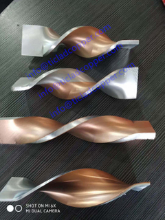copper aluminum clad busbar