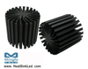 EtraLED-LUM-8580 LumiLEDs Modular Passive Star LED Heat Sink Φ85mm