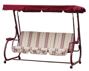 Iron Steel Frame Patio Swing Set