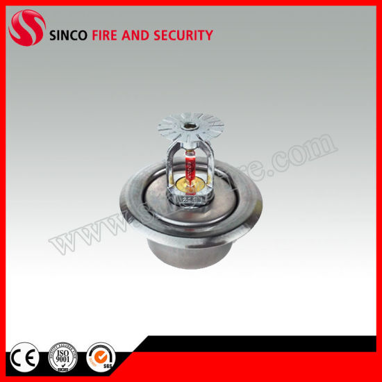 Dn15 1/2 Inch Pendent Fire Sprinkler Head with Escutcheon Plate