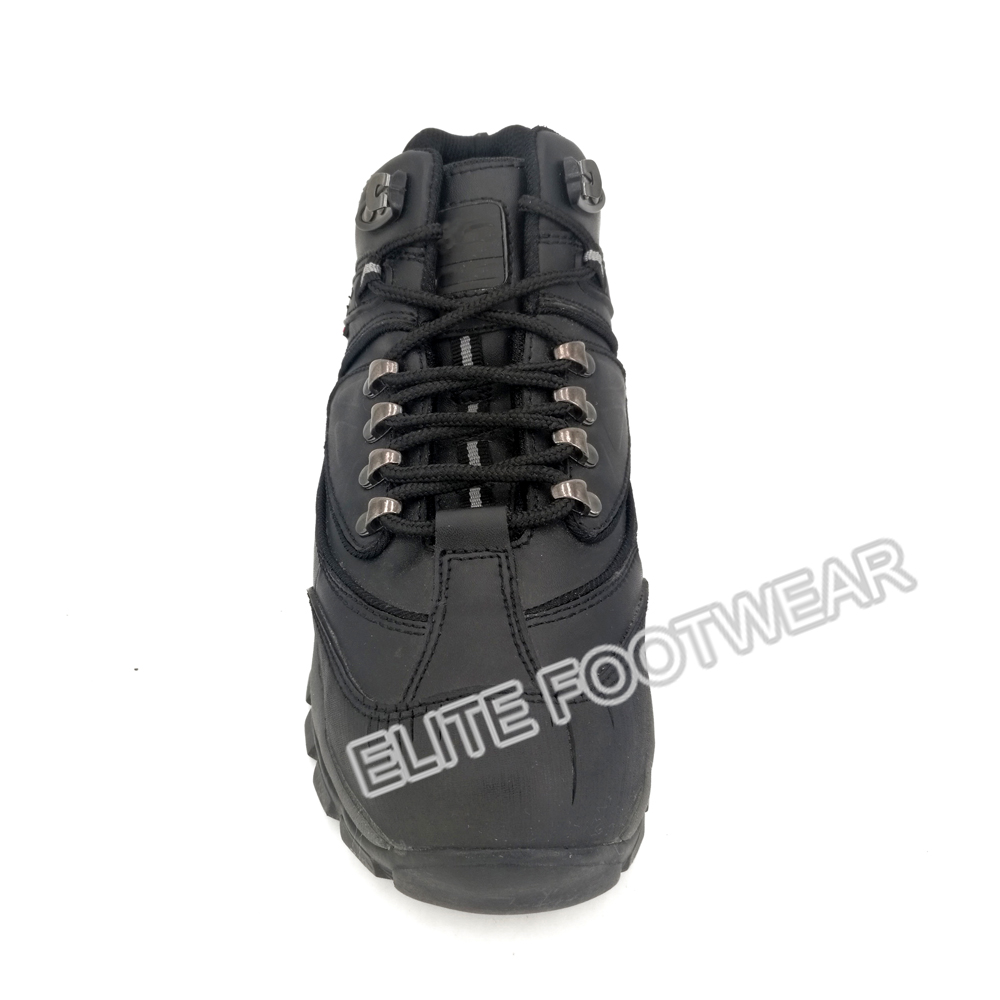 LEATHER SAFETY SHOES Steel toe Steel plate Sapatos de seguranca HRO RUBBER SOLE botas de seguridad industrial
