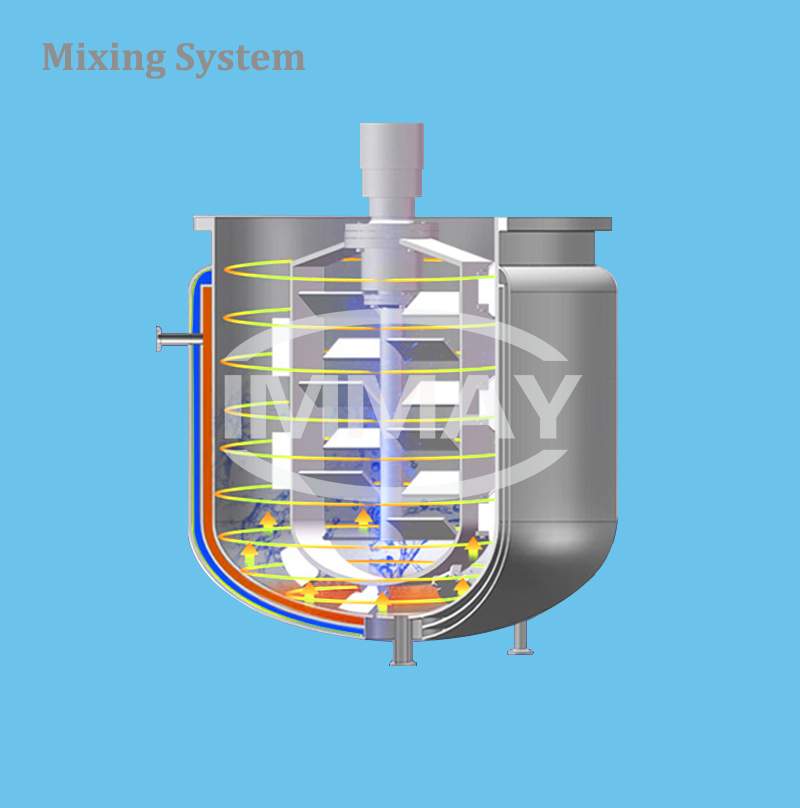 Mixing tank structure هيكل خزان الخلط
