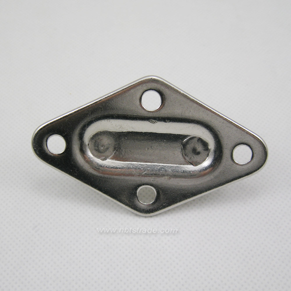 Stainless steel Diamond Pad Eye Plate