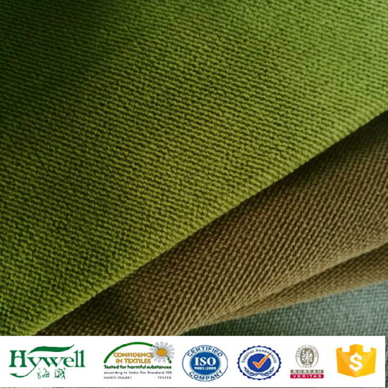 2018 tela popular del terciopelo de la tela cruzada para la tela de tapicería del sofá