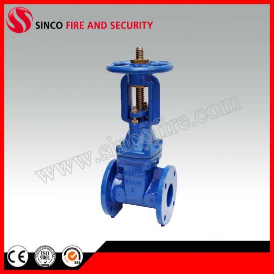 EPDM Rubber Coated Wedge Rising Stem Resilient Seat Gate Valve (Z41X)