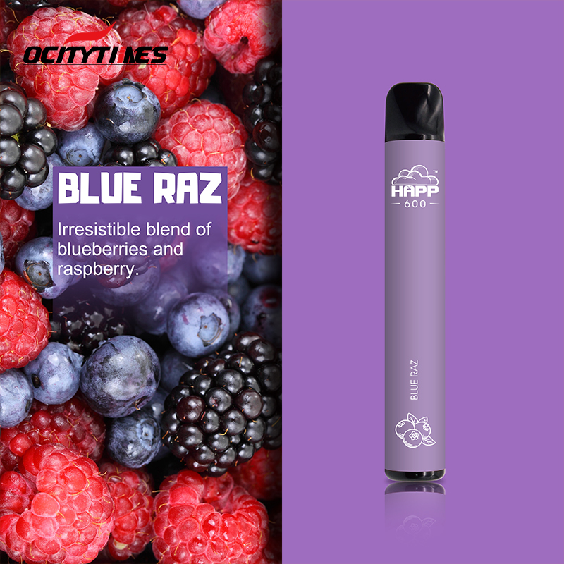 600 inhalaciones desechables Blueberry Raz 2% Vape