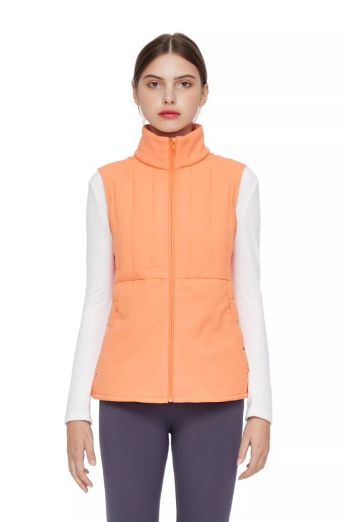 Women’s Antibacterial Fabric Water - Resistant Lightweight Warm Training Down Vest Dames Antibakteriese Stof Water - Weerstandige Liggewig Warm Training Down Vest