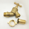 Factory Dzr Grifo con babero de unión de manguera de 3/4 "con válvula de retención doble