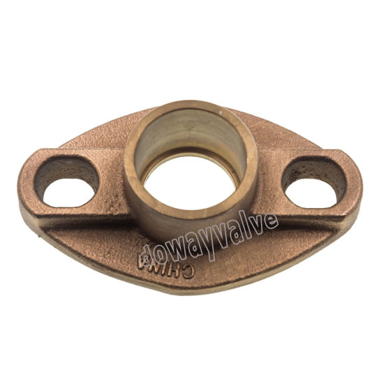 Placa adaptadora con brida de bronce Montaje marino