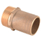 Raccords de compteur d'eau en bronze sans plomb OEM fabricant de la Chine