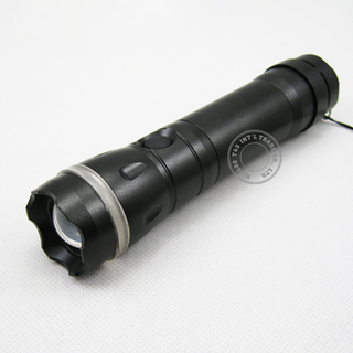  LED Flashlight with Alarm Self Protector 