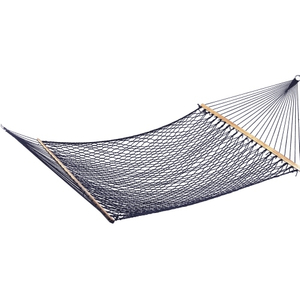 Wooden Bar Poly /Cotton Netting Hammock