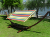Arc Wooden Frame Cotton Hammock