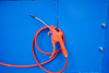 automatic wheel sand blasting machine with turntable