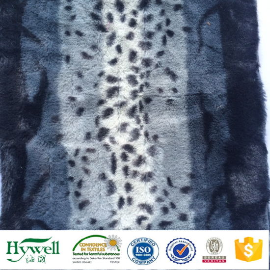 La impresión cómoda impresa manta juega la piel animal de las pieles de animales de la tela de la felpa del picovoltio