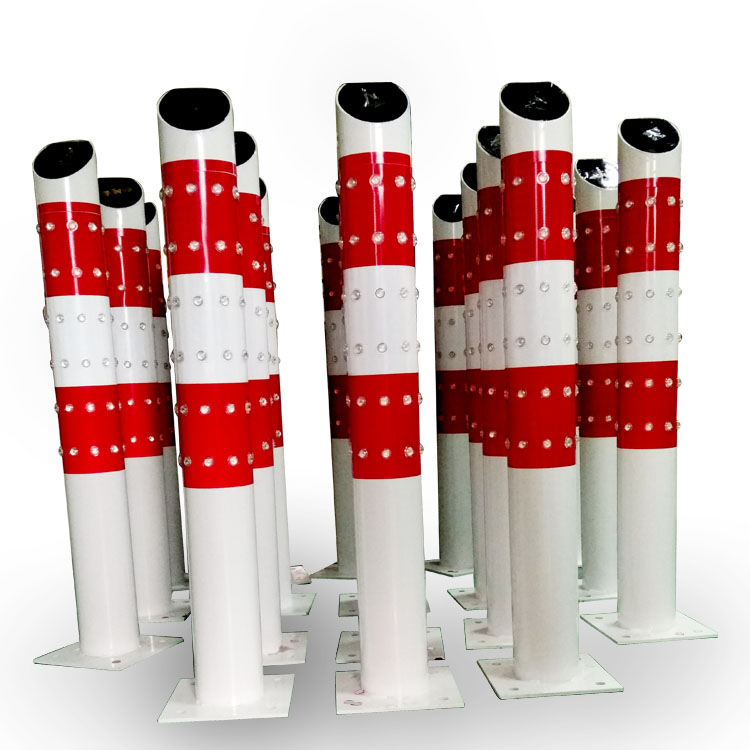 TOPSAFE Red white Led Road Safety Products Warning Flashing pole lamp