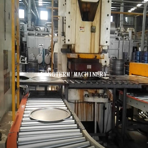 Steel drum Cover/bottom Blanking Machine