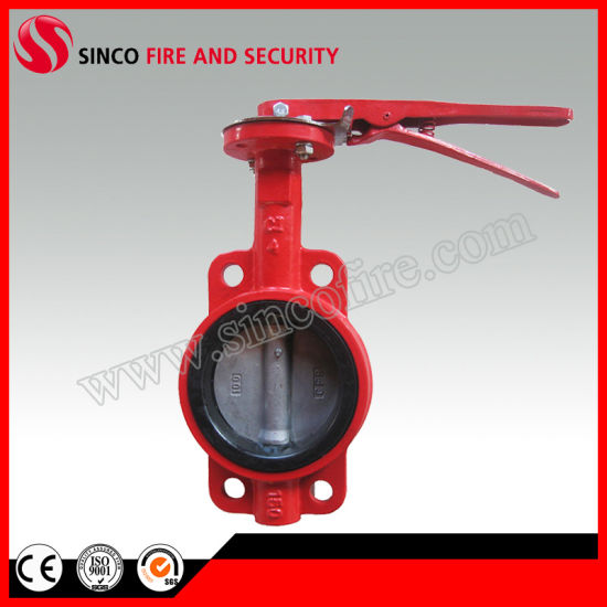 China Manufacturer Fire Fighting Grooved Signal Butterfly Valve